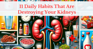 11 Daily Habits That Are Destroying Your Kidneys