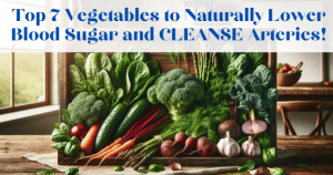 Top 7 Vegetables to Naturally Lower Blood Sugar and Cleanse Arteries!