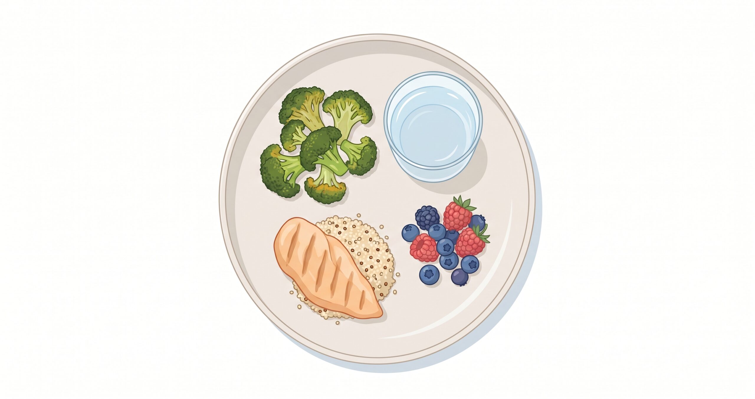 What to eat on Ozempic: meal plan flat lay